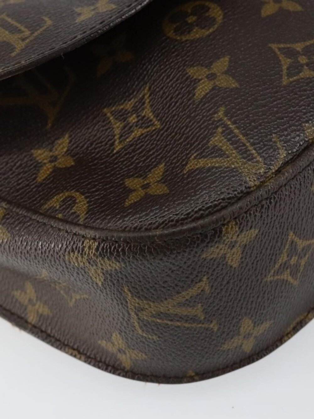 Authentic LOUIS VUITTON Monogram Saint Cloud GM Shoulder Bag M51242 LV - Picture 8 of 16
